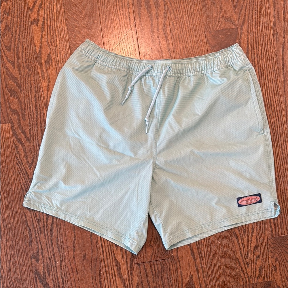 Vineyard Vines swim trunks.